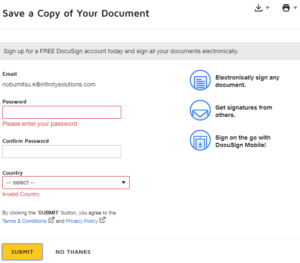 電子署名 Docusign の使い方 柏村用 マレーシアに住もう