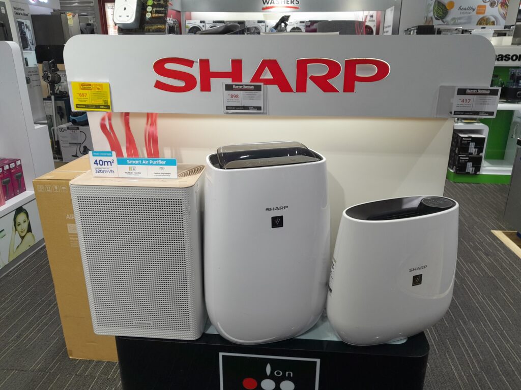 マレーシアの家電ショップで買う空気清浄機